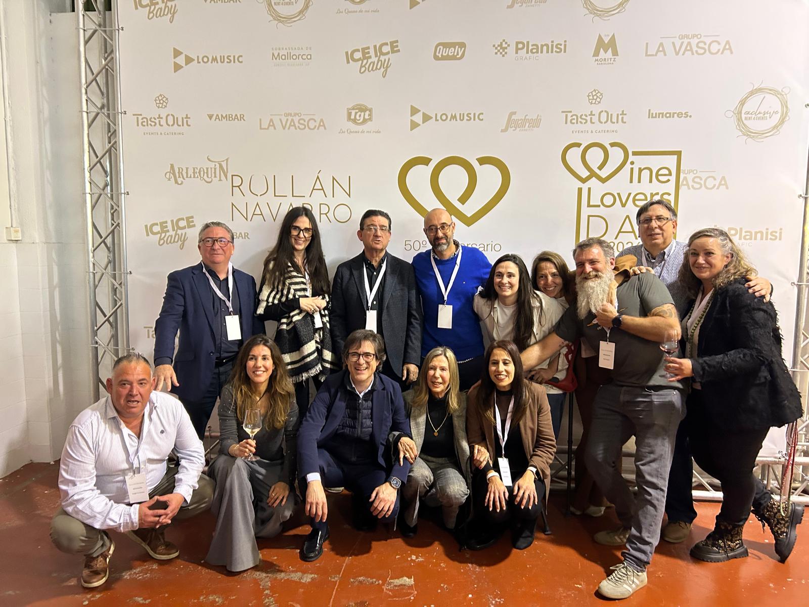 Equipo de Rullán Navarro en el Wine Lovers Day