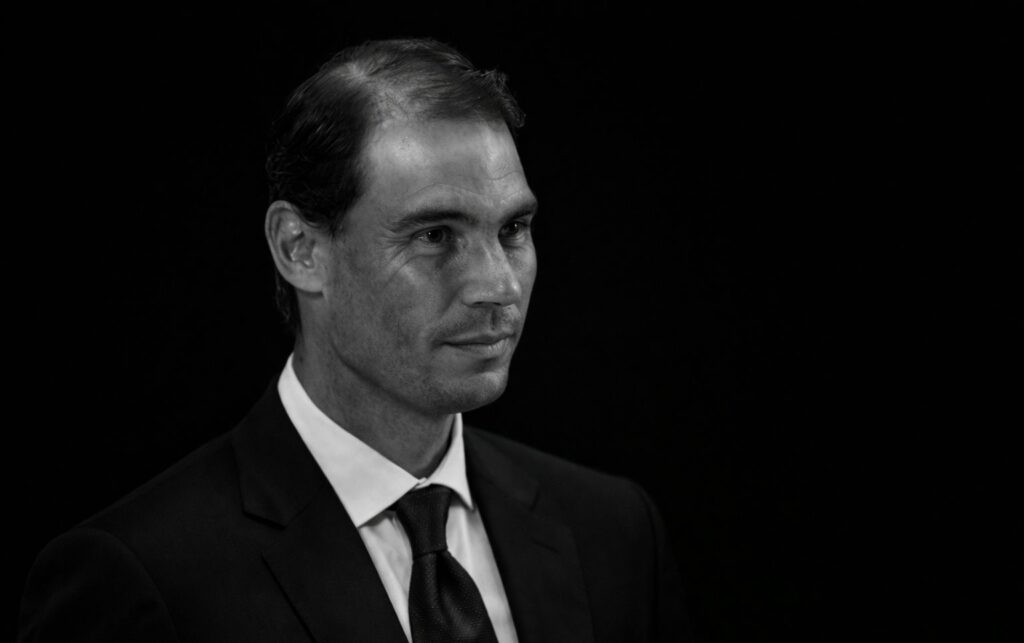 Rafa Nadal elegante IA