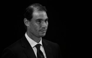 Rafa Nadal elegante IA