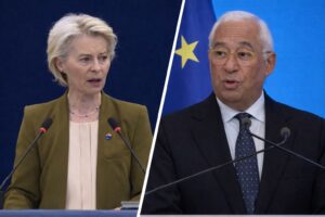 UE Antonio Costa y Ursula Von der Leyen