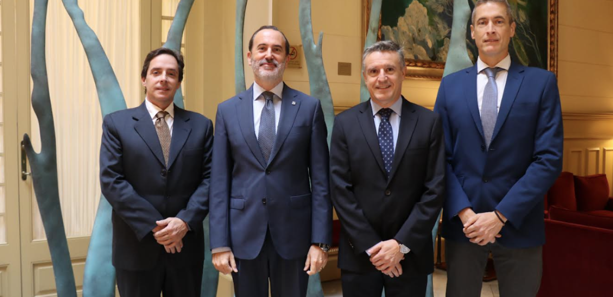 Imágenes - © Parlament de les Illes Balears De izquierda a derecha, Edwin Rodriguez, Gabriel Le Senne, José Antonio de Paz y Pablo Partida.