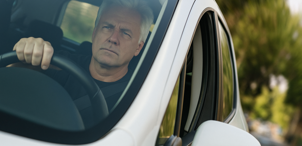 Hombre conduce. Recuperar puntos del carnet: ¿cómo hacerlo?