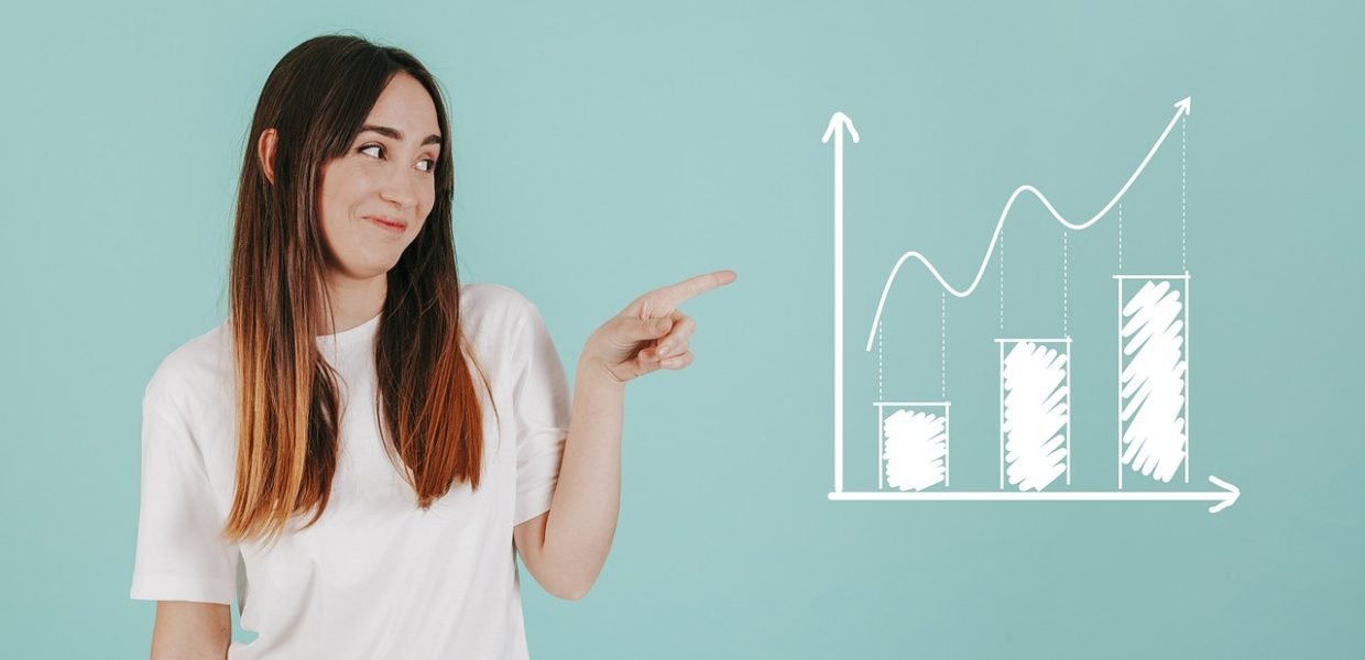 Gráfico positivo economía